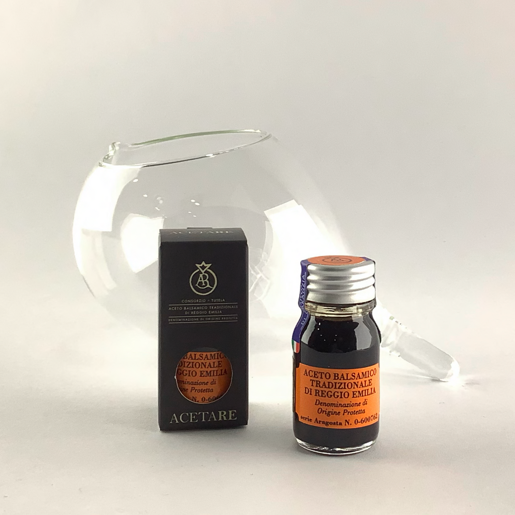 ASSAGGIO 10 ML ACETO BALSAMICO TRADIZIONALE DI REGGIO EMILIA DOP ARAGOSTA